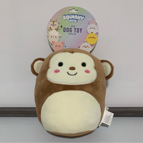Squishy Pets Plush Monkey Dog Toy-NWT - Picture 1 of 5